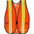 Safety Vest with  Lime/Silver Reflective Stripe